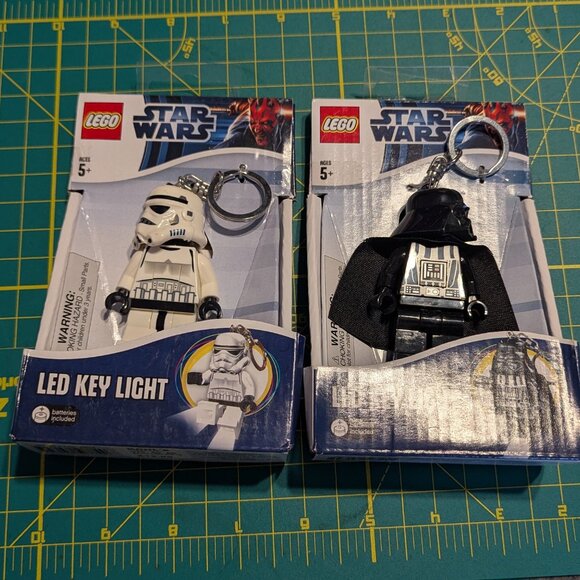 Lego star wars led key light Darth Vader Storm trooper - Picture 1 of 2